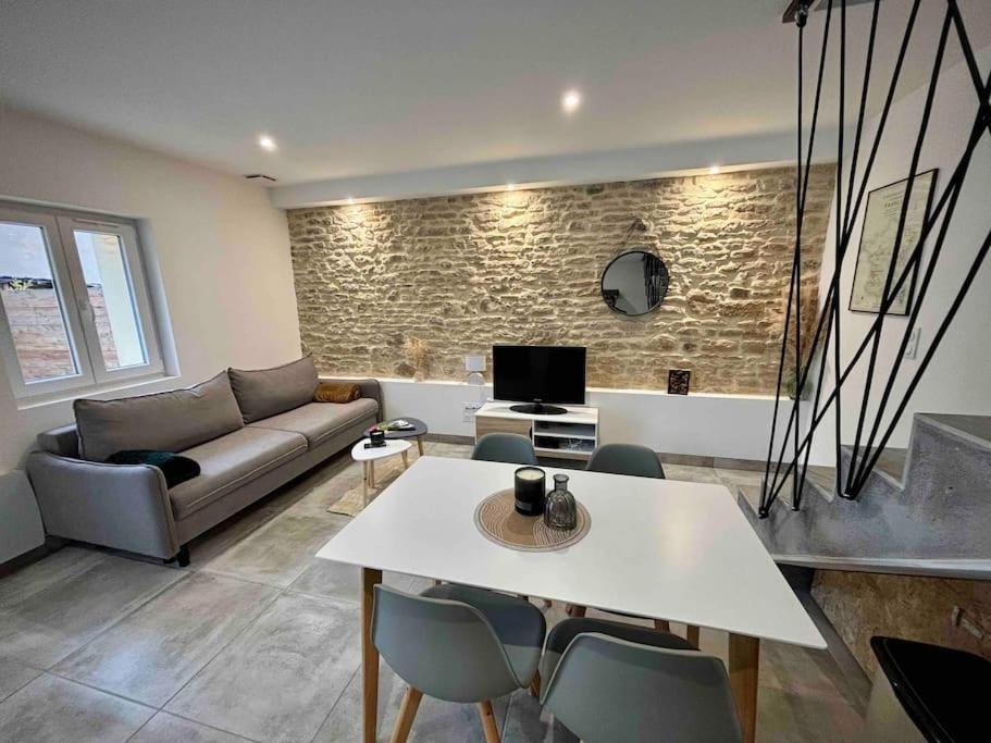Grange Renovee En Duplex Idealement Situee Crêches-sur-Saône Esterno foto